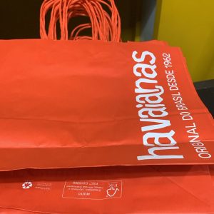 SACOLA HAVAIANAS TAMANHO 25,5CMX27,5CM