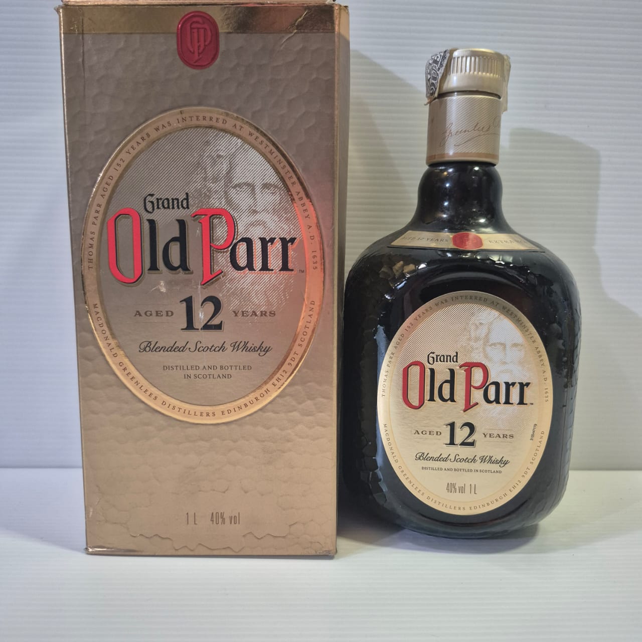 GARRAFA VAZIA WHISKY OLD PARR IL