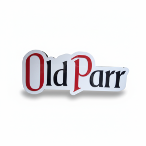LUMINOSO OLD PARR COM FUNDO BRANCO TAM. 150CM X 63CM